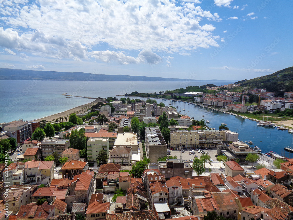 view over zadar in summer