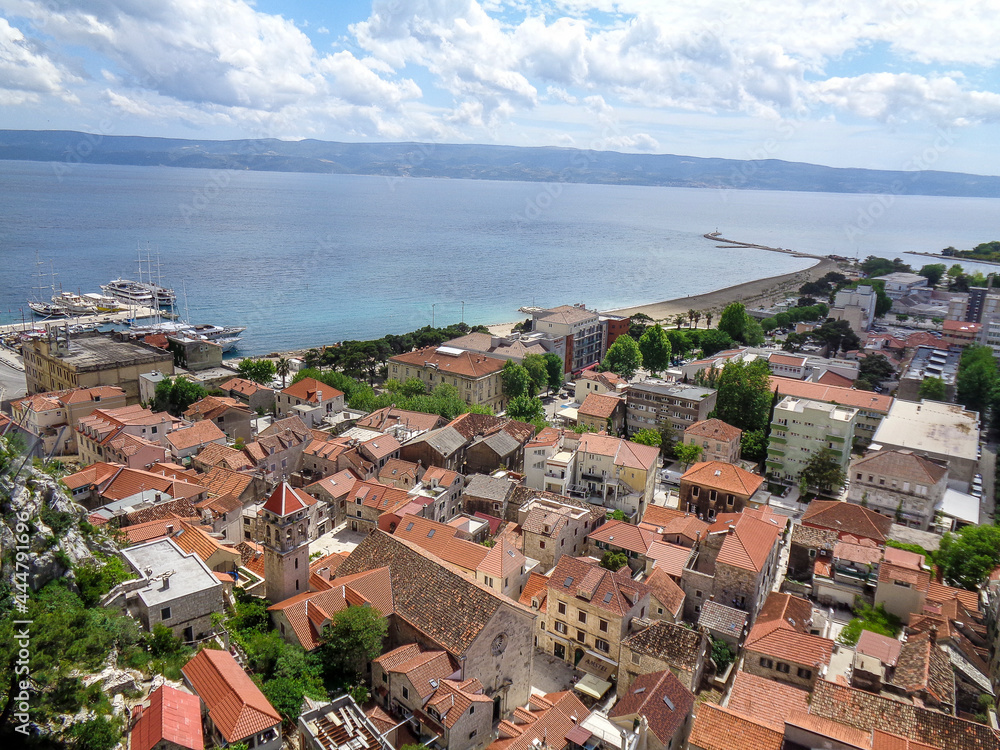 view over zadar in summer