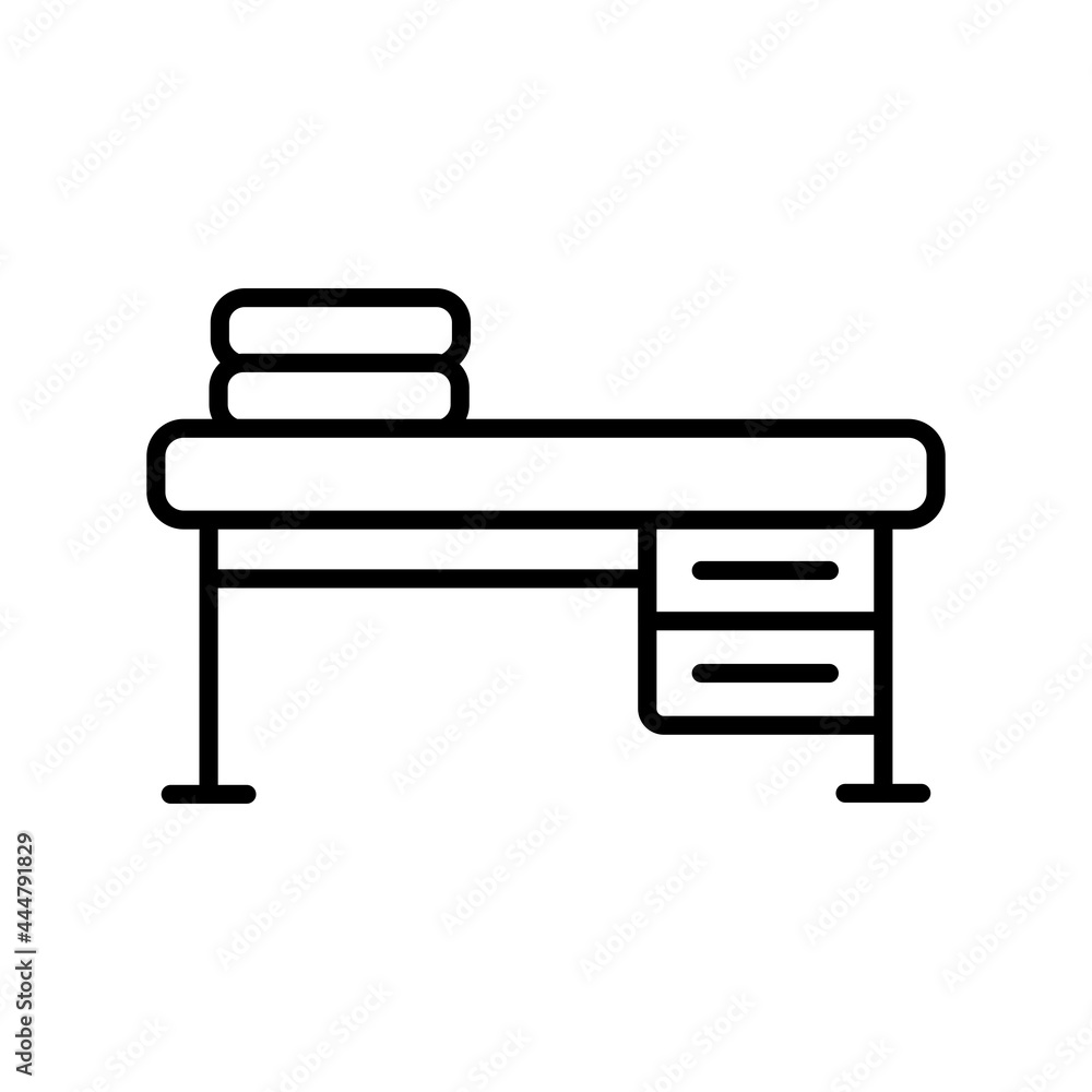 Table Linear Vector Icon Design Table Linear Vector Icon Design