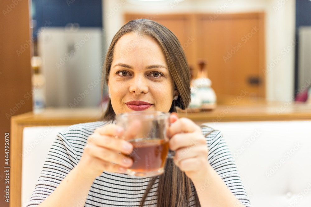 woman drinking tea woman drinking tea