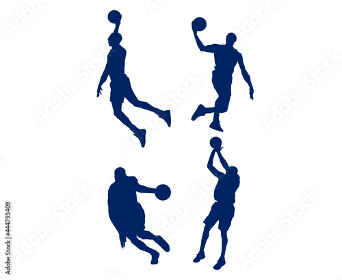 sets Basketball sport design 2020 games abstract vector illustration symbols signs icons photo