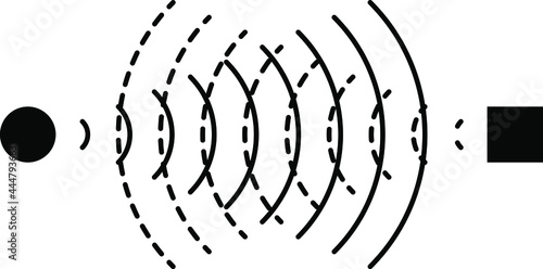 sonar infographic icon ,vector