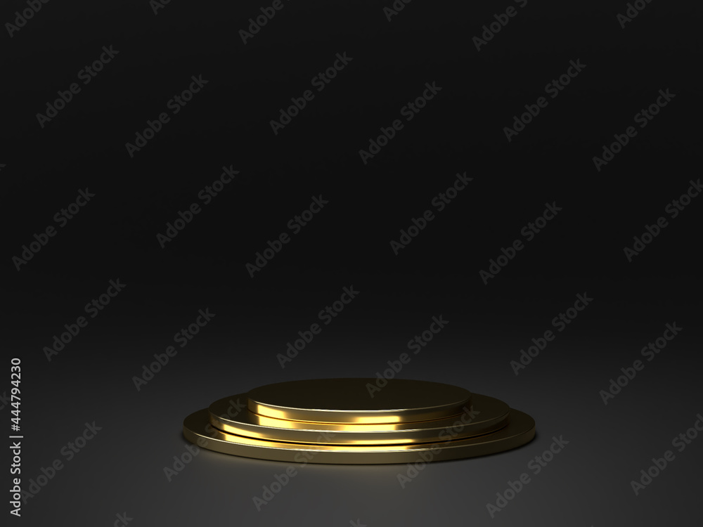 3D abstract render.Beauty products set for Cosmetic and skincare Packaging mockup luxurious design on black and gold background 3D abstract render.Beauty products set for Cosmetic and skincare Packaging mockup luxurious design on black and gold background