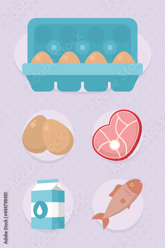 eggs and proteins food