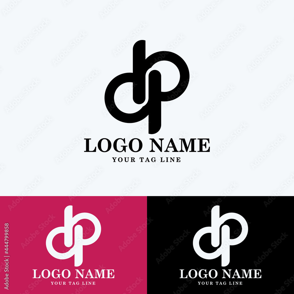 Fototapeta premium Initial letter PP logo vector design template. Initial PP minimalist logo template vector.