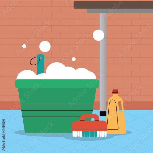 bucket and clean kit