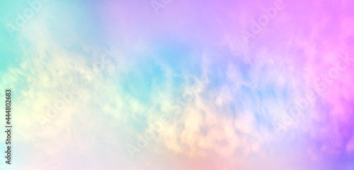 Background with gradient sky in evening clouds