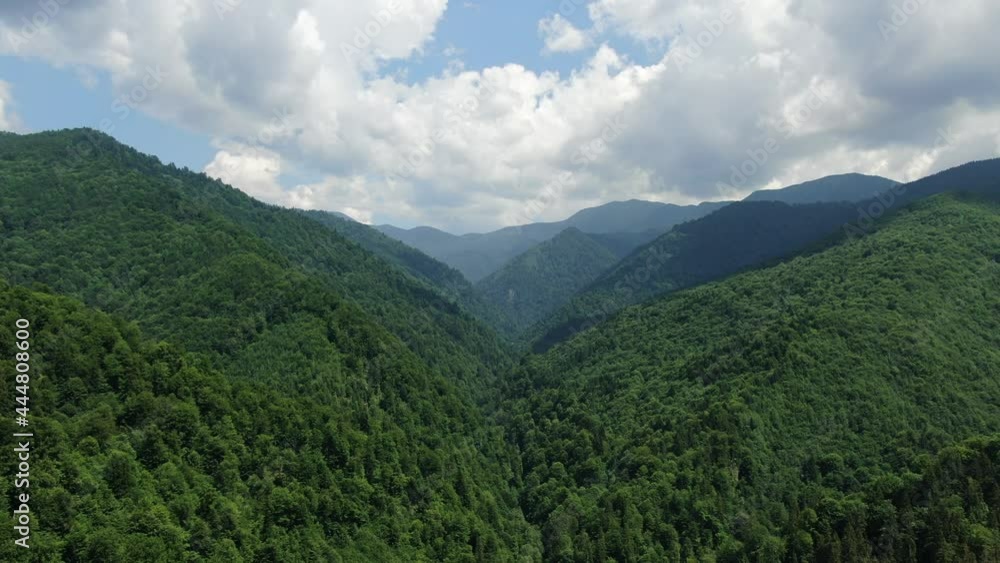 Beautiful mountain landscape from above Beautiful mountain landscape from above