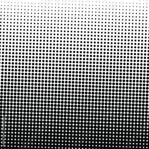 Black halftone background. Black polka dot. Halftone pattern. Modern Halftone Background, backdrop, texture, pattern. Vector illustration. Halftone Backdrop.