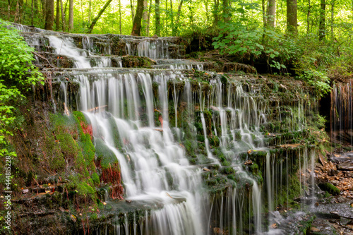 waterfall at City Lake Natural Area in Cookeville  Tennessee