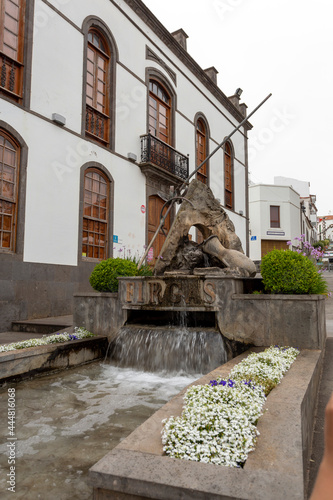 The famous fountain of Firgas, Gran Canaria