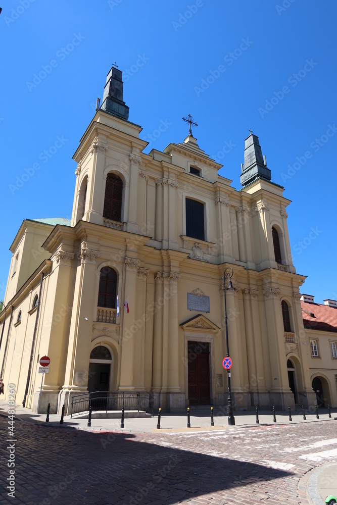 The Church of St. Francis in Warsaw is a church adjoining Franciscan convent in Warsaw's New Town. Warsaw, Poland