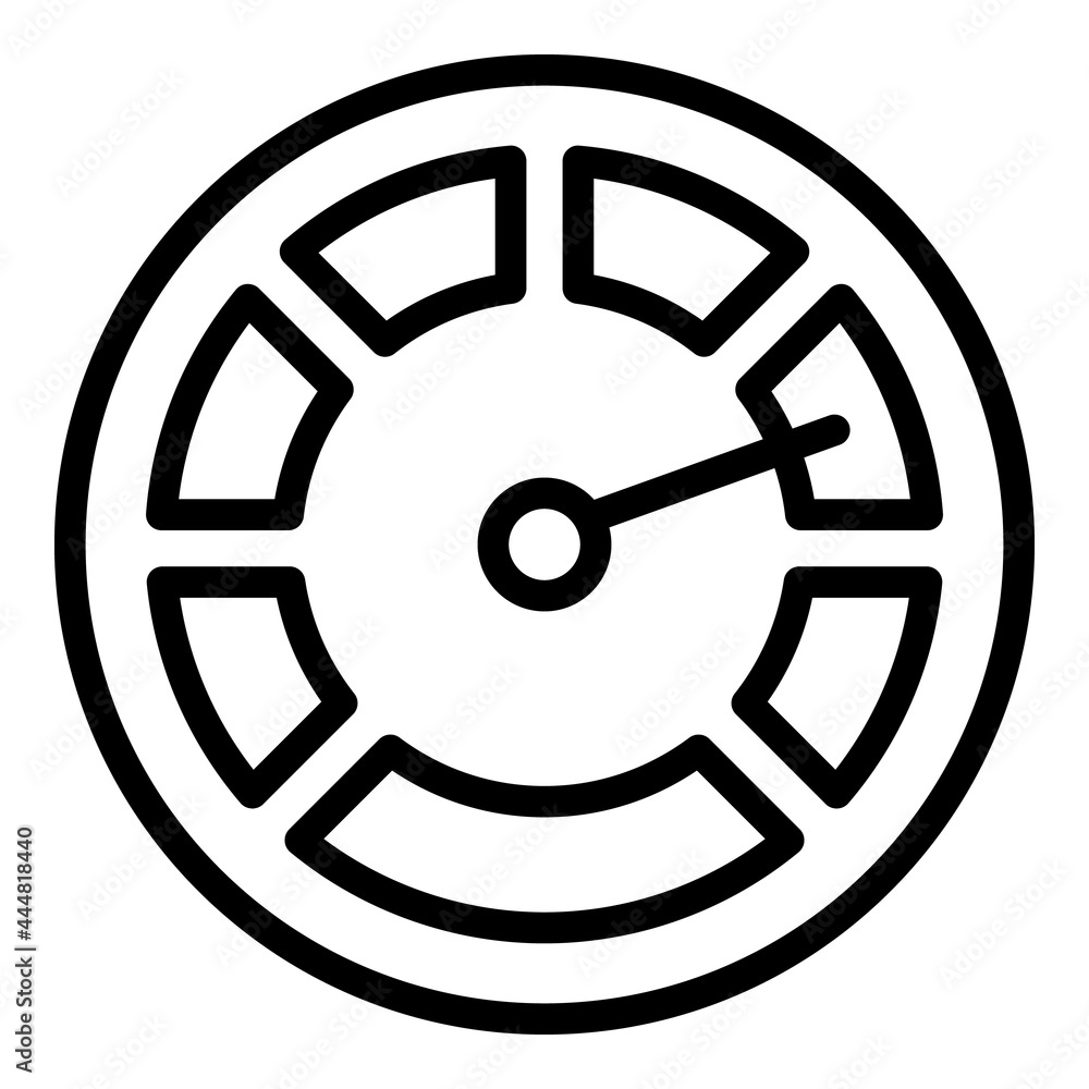 Sport dashboard icon outline vector. Car panel. Meter counter Sport dashboard icon outline vector. Car panel. Meter counter