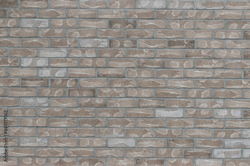 Brown Grey Brick Background Texture Close Up