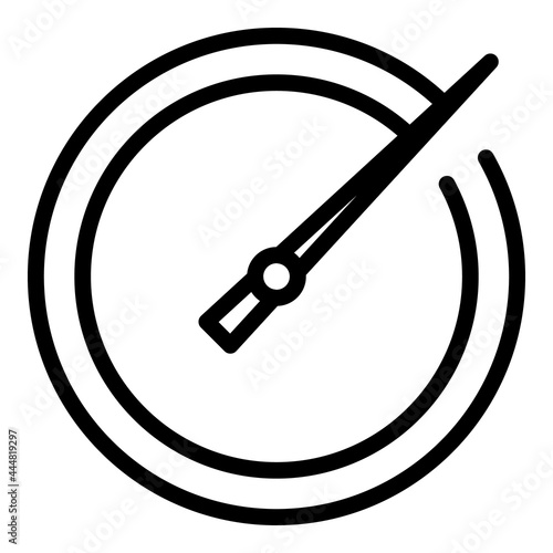 Modern stopwatch icon outline vector. Timer clock. Chronometer watch