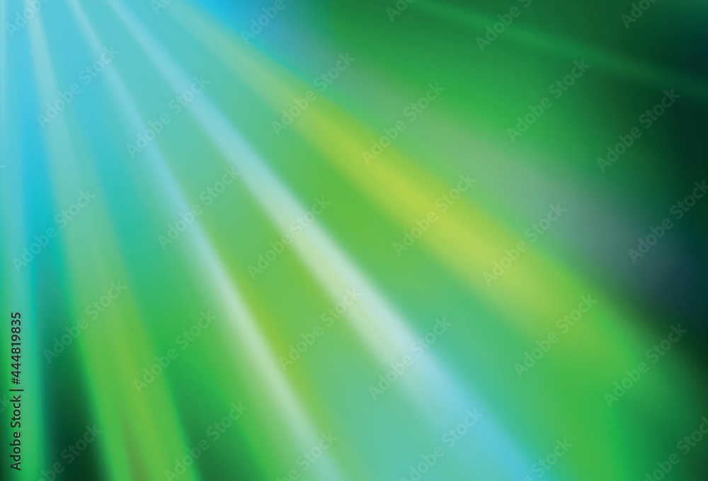 Light Blue, Green vector abstract blurred background.