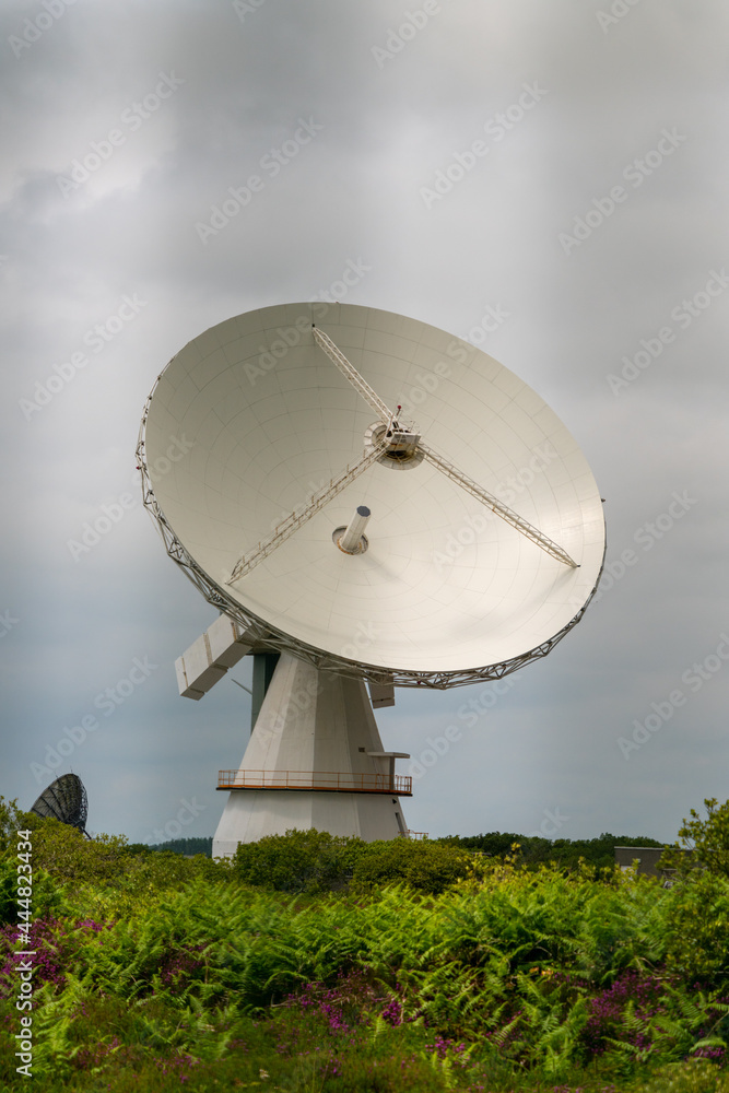 Goonhilly earth station cornwall england uk 