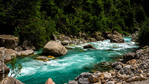 Valbona river. Valbona Valley National Park. Alps. Albania. 