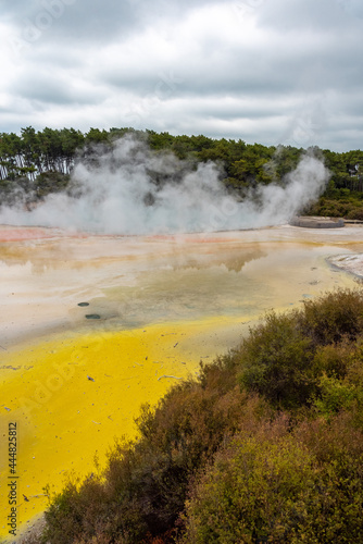 Natural wonders at Waiotapu Thermal Wonderland, New Zealand