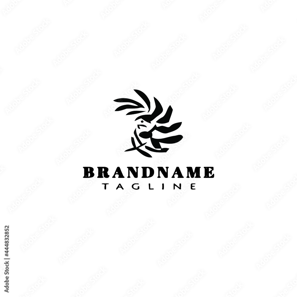 cute leaf logo template icon simple vector illustration cute leaf logo template icon simple vector illustration