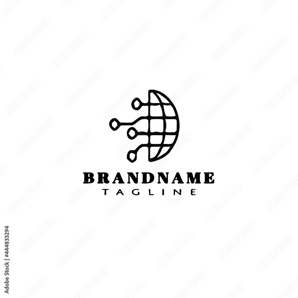 artificial intelligent logo icon cute vector illustration artificial intelligent logo icon cute vector illustration