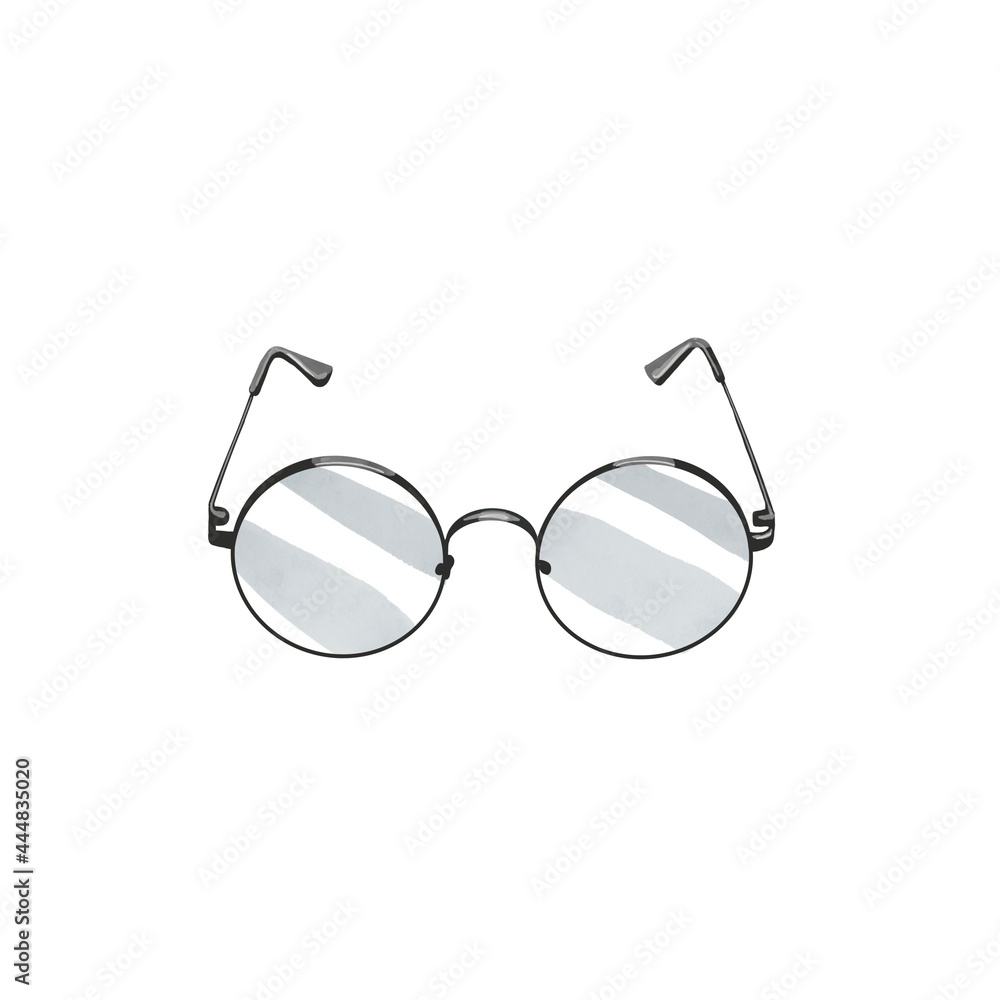 glasses isolated on white