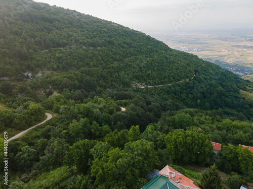 Aerial view of village of Yavrovo,  Plovdiv Region, Bulgaria photo