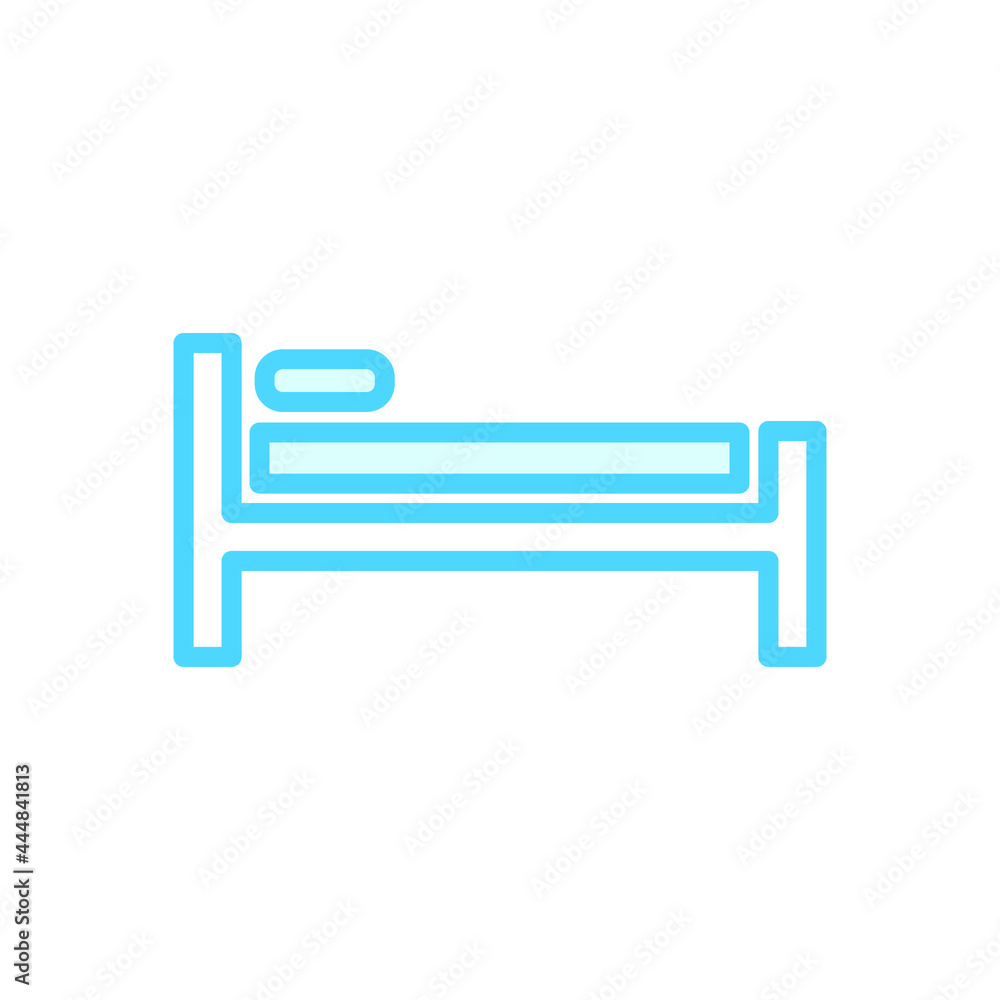 Illustration Vector Graphic of Bed icon Illustration Vector Graphic of Bed icon
