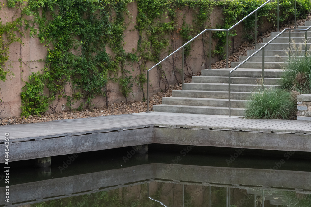 A set of stairs along The Waterway in The Woodlands, Texas. A set of stairs along The Waterway in The Woodlands, Texas.