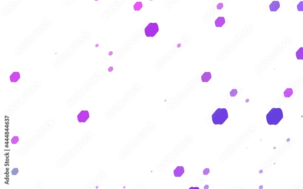 Light BLUE vector red banner with set of circles, dots. Donuts Background. Creative Design Template. Technological halftone illustration.