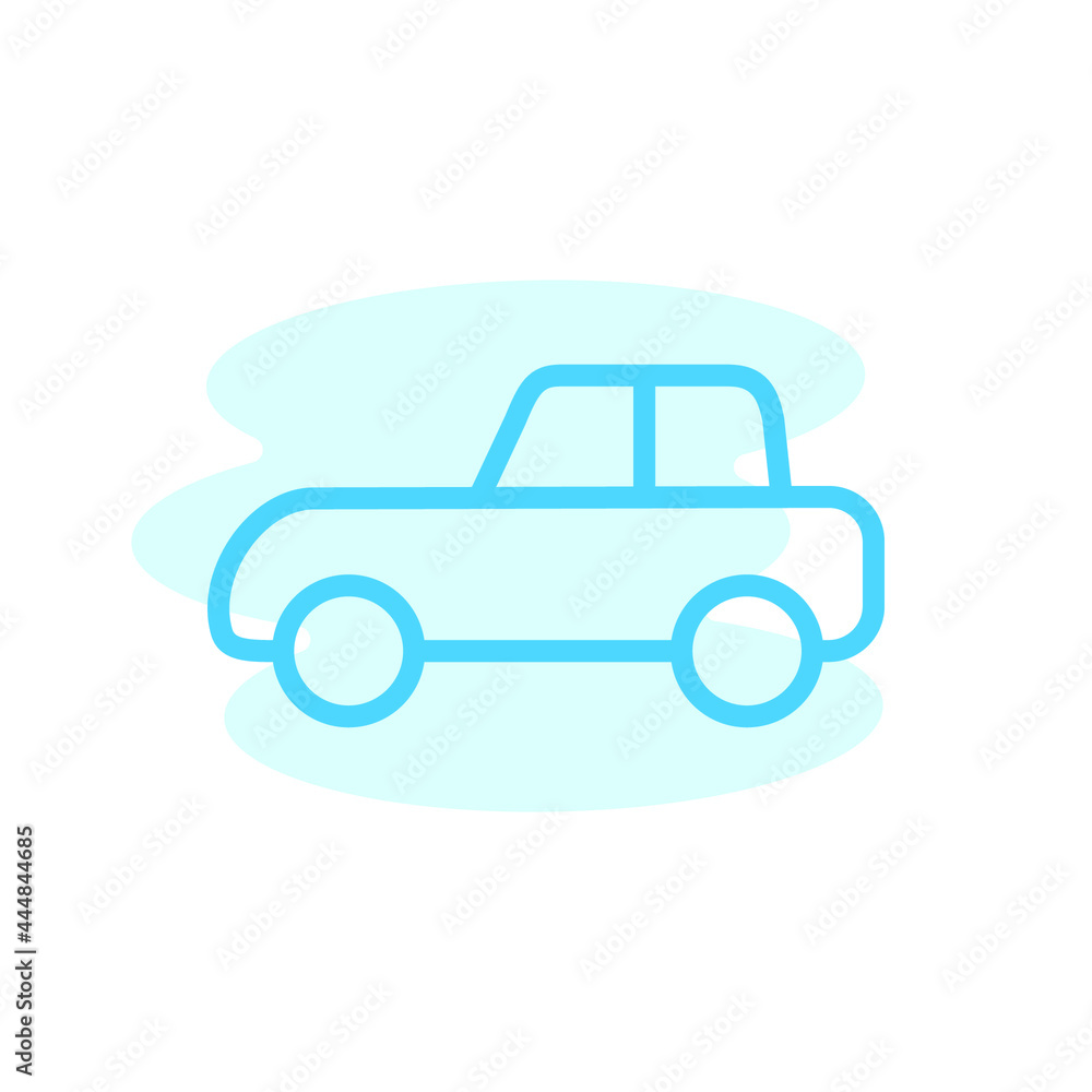 Fototapeta premium Illustration Vector Graphic of Car icon