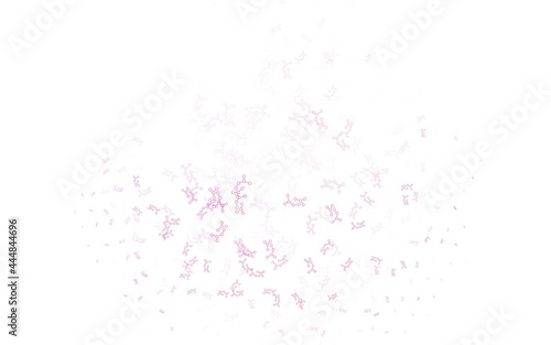 Light Pink  Red vector texture with artificial intelligence concept.