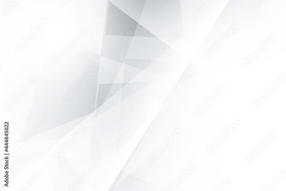 Obraz premium Abstract geometric white and gray color background. Vector illustration. 