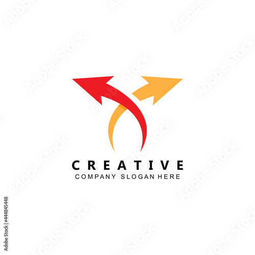 fast arrow logo vector icon symbol