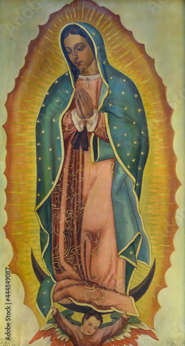 A copy of Our Lady of Guadalupe. Votivkirche, Wien – Votive Church, Vienna, Austria. 2020-07-29. 