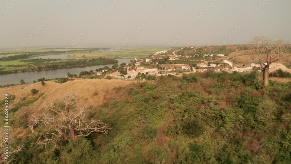 approach small village, Muxima, place of religious worship, Angola approach small village, Muxima, place of religious worship, Angola