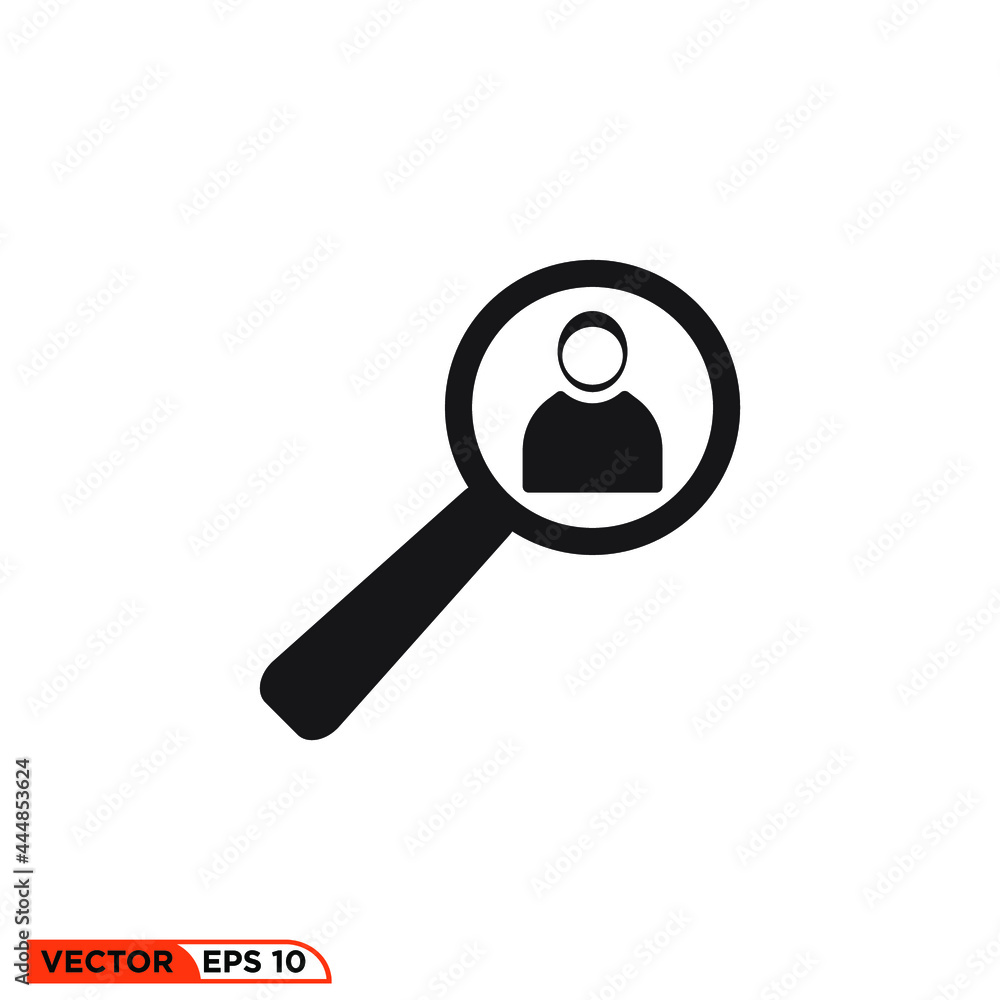 Icon vector graphic of searching Icon vector graphic of searching