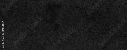 Panel kuchenny z motywem Panorama of Dark grey black slate background or texture. Black granite slabs background