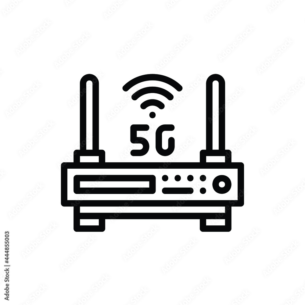 5G Router and Internet Line Icon Logo Illustration Vector Isolated. 5G and Technology Icon-Set. Suitable for Web Design, Logo, App. 64x64 Pixel Perfect. 5G Router and Internet Line Icon Logo Illustration Vector Isolated. 5G and Technology Icon-Set. Suitable for Web Design, Logo, App. 64x64 Pixel Perfect.