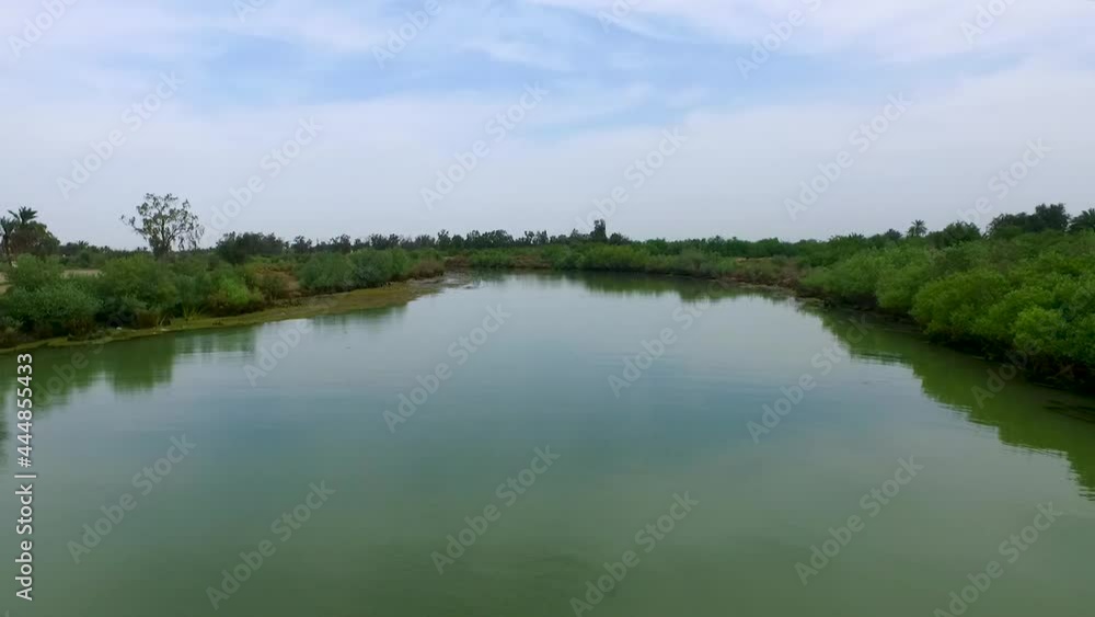 arial view of alshatrra river in iraq arial view of alshatrra river in iraq