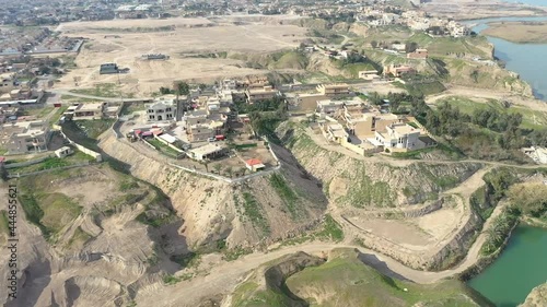 arial view of Tikrit city , Iraq photo