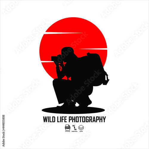 wild life photography illustration, ready format eps 10