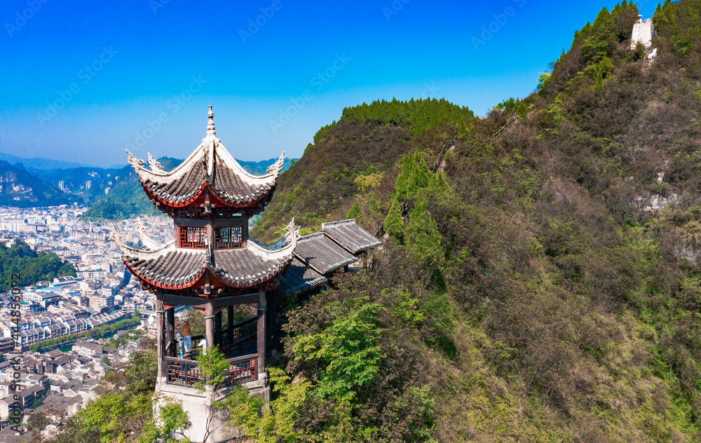 Shiping mountain scenic spot, Zhenyuan ancient town, Guizhou Province, China Shiping mountain scenic spot, Zhenyuan ancient town, Guizhou Province, China