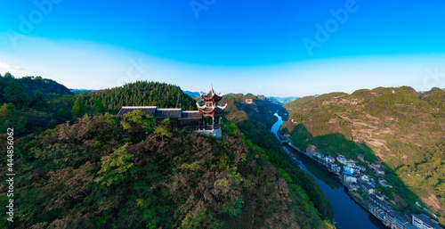 Shiping mountain scenic spot, Zhenyuan ancient town, Guizhou Province, China