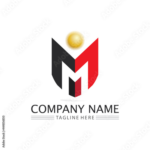 M Letter Logo Template © anggasaputro08