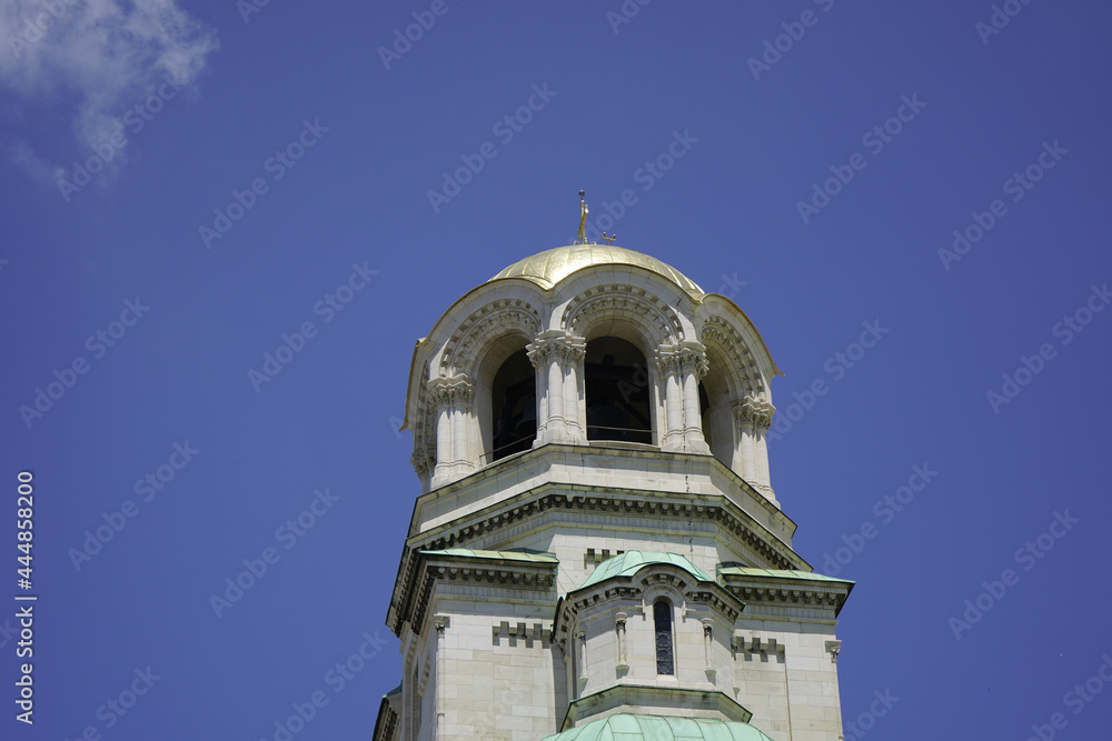 The St. Alexander Nevsky Cathedral. Bulgarian Orthodox cathedral in Sofia, the capital of Bulgaria.It is believed that until year 2000 it was the largest finished Orthodox Cathedral. detail. The St. Alexander Nevsky Cathedral. Bulgarian Orthodox cathedral in Sofia, the capital of Bulgaria.It is believed that until year 2000 it was the largest finished Orthodox Cathedral. detail.