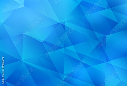 Light BLUE vector abstract mosaic backdrop.