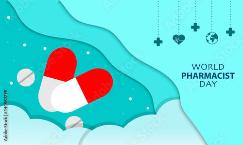 World Pharmacist Day Drug Cloud In Paper