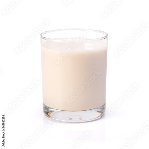 glass of milk isolated on white