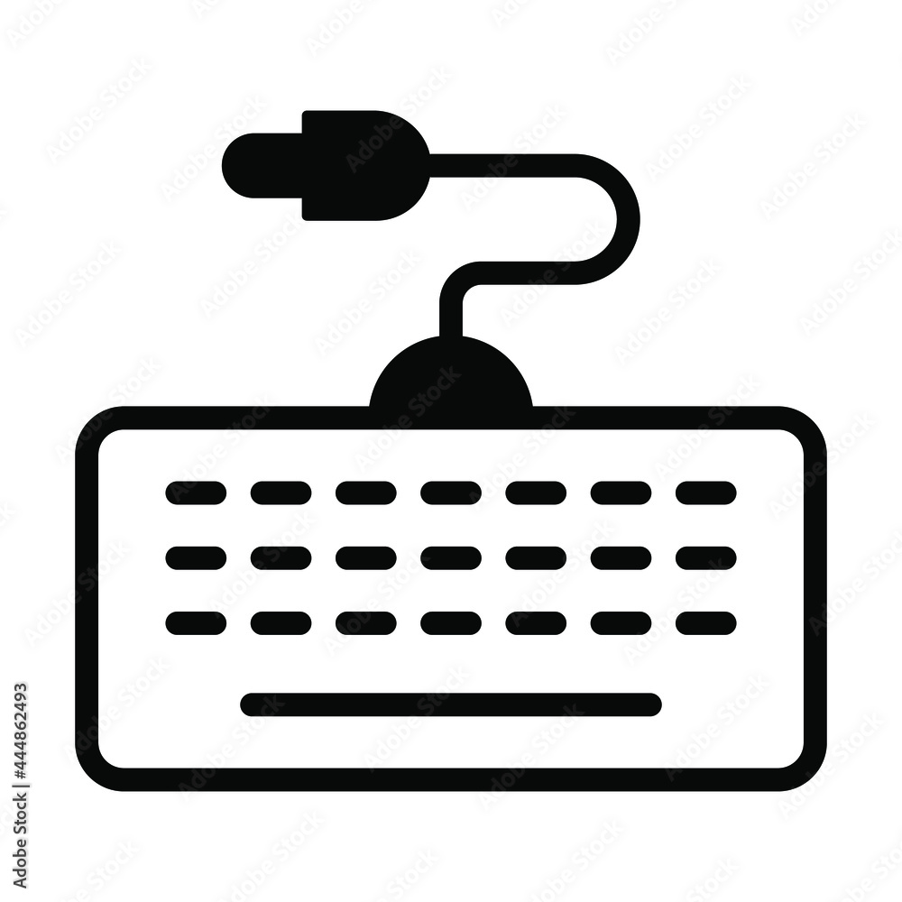 keyboard vector Icon- Black style high quality vector illustration. keyboard vector Icon- Black style high quality vector illustration.